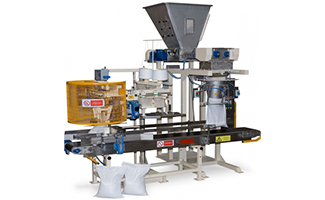 Manual bagging machine for open mouth bags